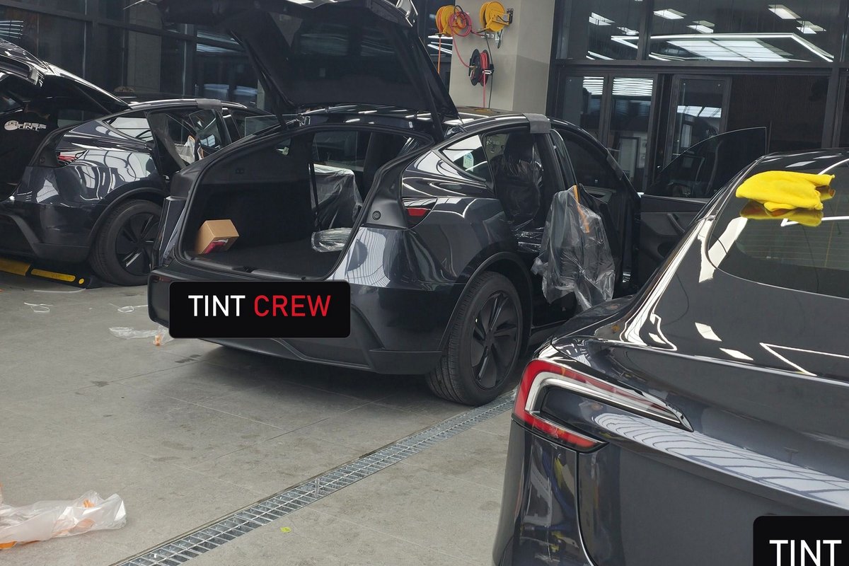검단 테슬라 모델Y 썬팅 시공 사진